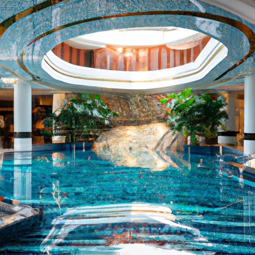 Hồ bơi sang trọng bên trong khu phức hợp 241 Trường Chinh.