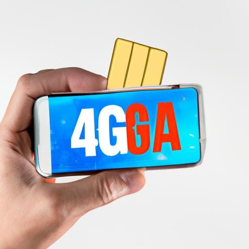 Người cầm điện thoại với kết nối 4G ổn định và nhanh chóng nhờ vào thẻ sim GT 4G đã kích hoạt