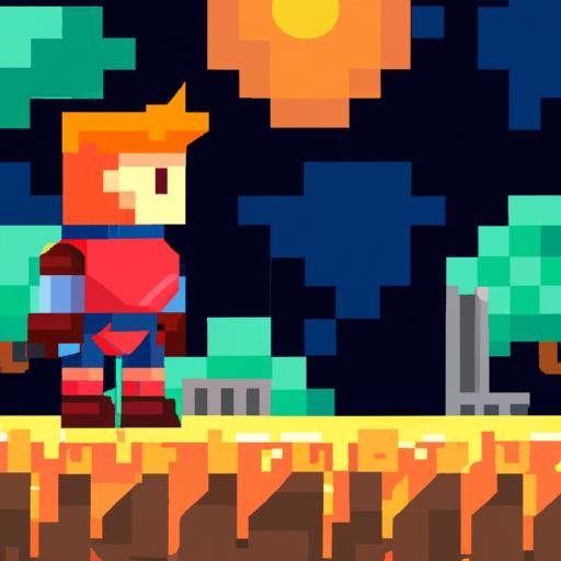 Khám phá thế giới Android với nhân vật game pixel art