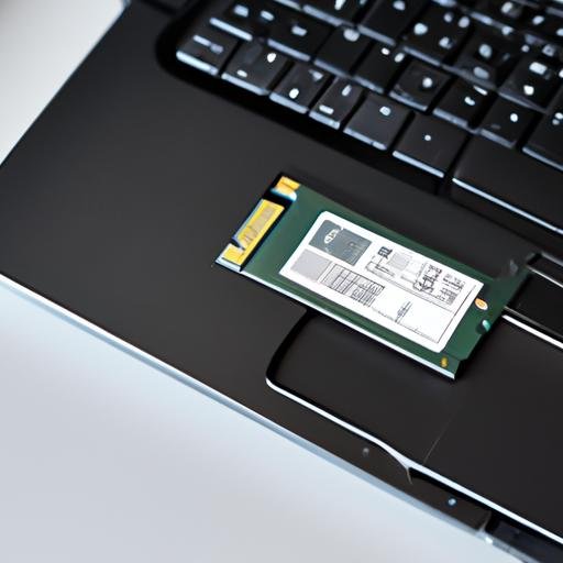 Một chiếc laptop được trang bị TBW SSD, giúp tăng tốc độ hoạt động.