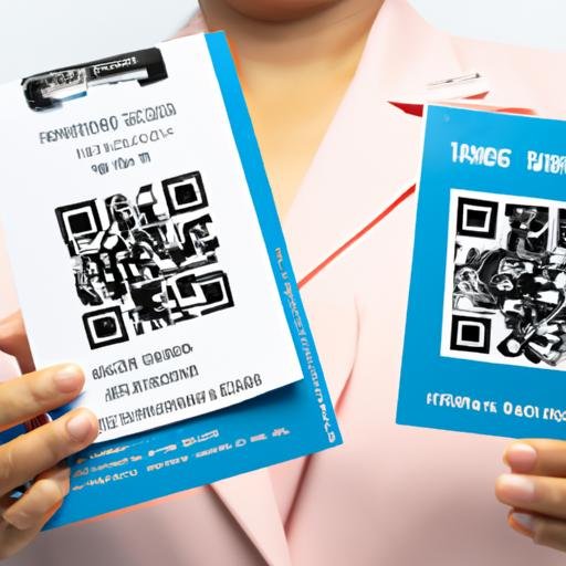 Người dân cầm thẻ căn cước và giấy chứa mã QR sau khi hoàn thành biểu mẩu khai báo y tế trên trang web khai báo y tế đà nẵng.gov.vn