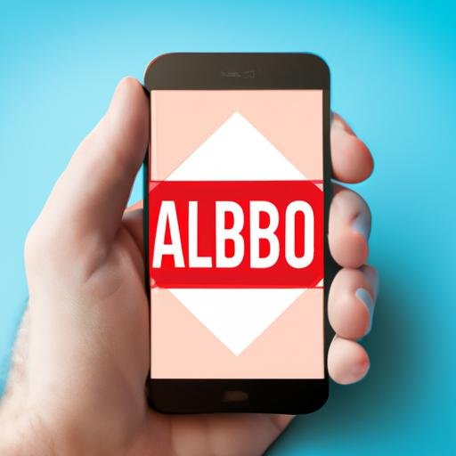 Người dùng cầm smartphone với ứng dụng AdBlock Plus được cài đặt