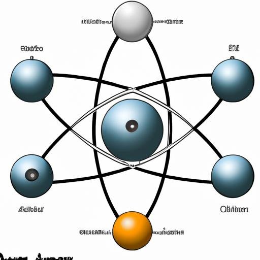 Một nguyên tử với proton, neutron và electron
