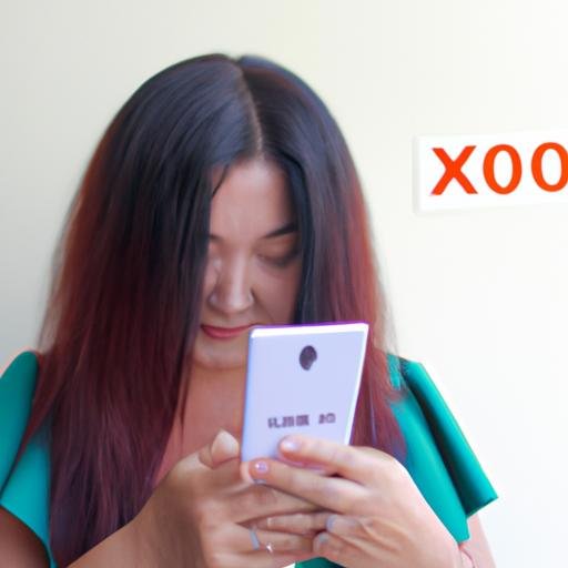 Phụ nữ kiểm tra kết quả xổ số 05 07 trên điện thoại