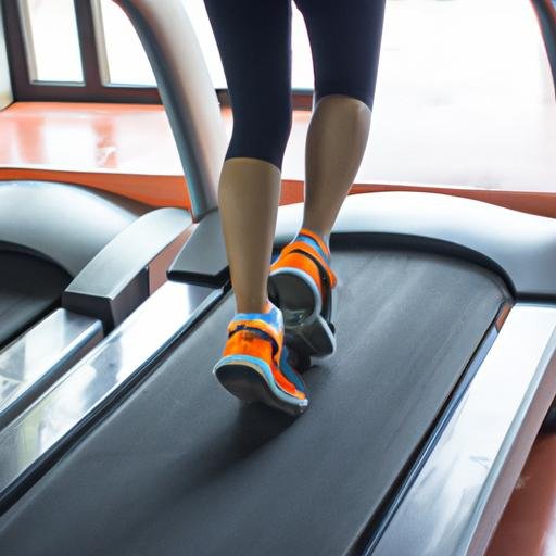 Phụ nữ đang chạy bộ trên máy chạy bộ tại Aan Gym Fitness