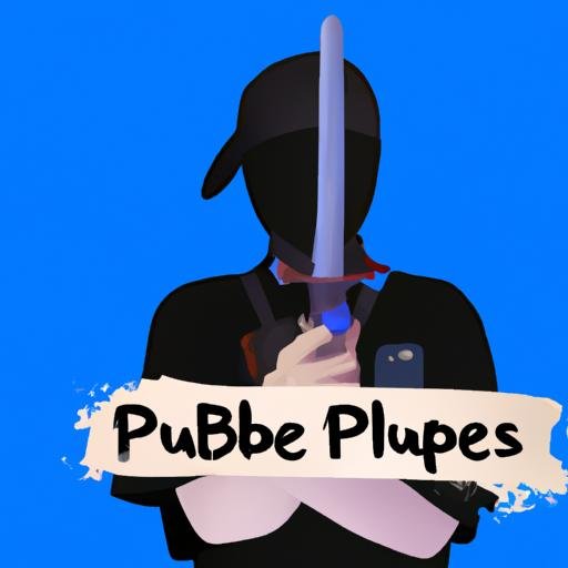 Người chơi PUBG Mobile cầm vũ khí che phủ bởi máu màu xanh.