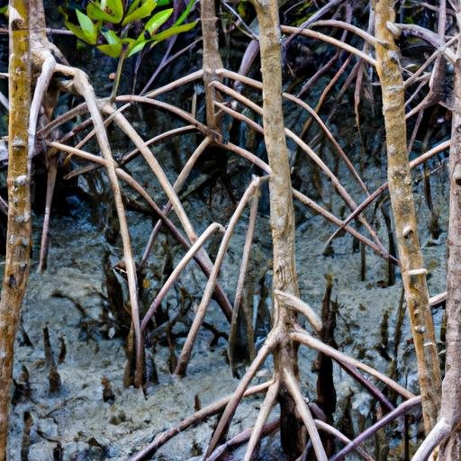Rừng ngập mặn đang đấu tranh để tồn tại trong đầm lầy ô nhiễm