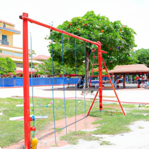 Sân chơi của một trường tiểu học ở huyện Bình Chánh đầy những học sinh vui tươi và năng động khi chơi trò chơi.