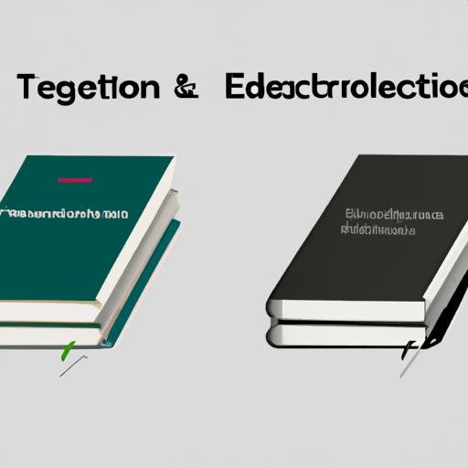 Hình minh họa so sánh giữa hai phiên bản khác nhau của một cuốn sách công nghệ