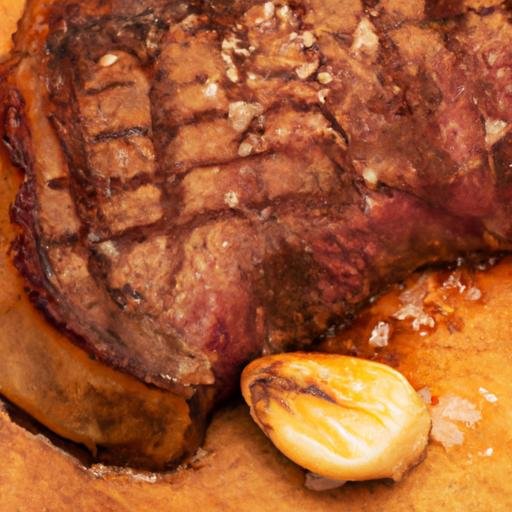 Thịt bò Mỹ Vinmart với lớp mỡ vừa đủ và hương vị đặc biệt trong món steak nướng
