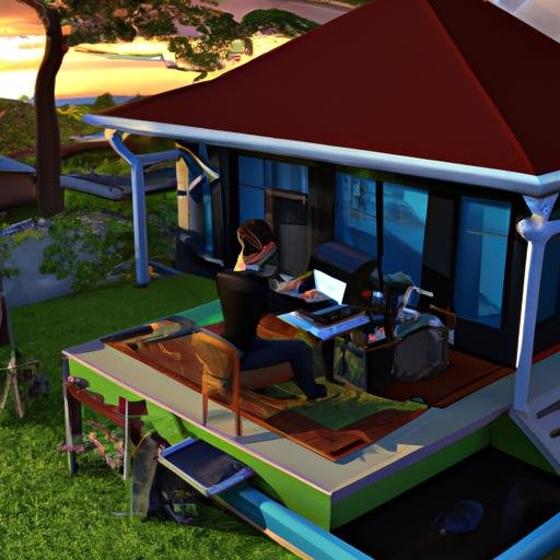 Người chơi xây dựng và tùy chỉnh ngôi nhà mơ ước cho nhân vật Sim của mình