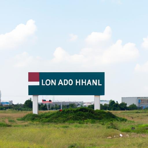 Biển quảng cáo lớn cho đất trên đường Hắc Dịch Tóc Tiên