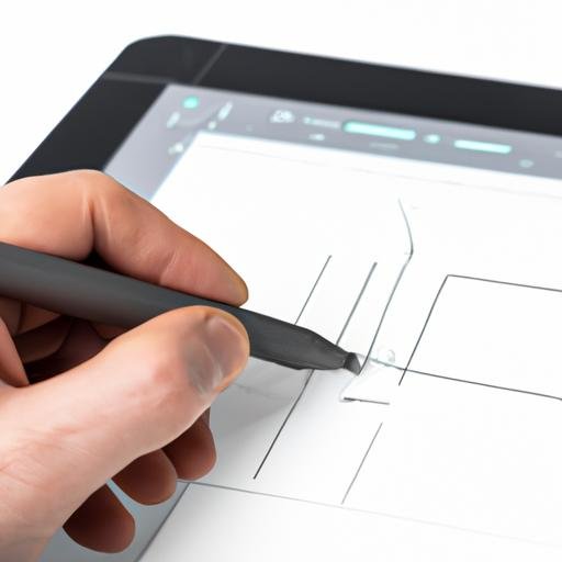 Vẽ Autocad trên màn hình tablet với bút vẽ stylus pen