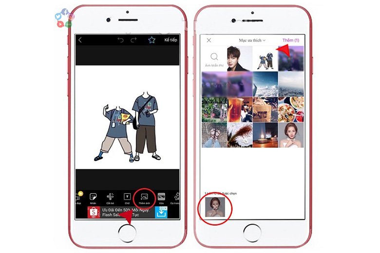 Cách ghép mặt vào ảnh người khác trên điện thoại bằng PicsArt bước 3