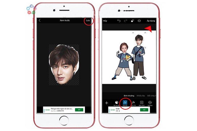 Cách ghép mặt vào ảnh người khác trên điện thoại bằng PicsArt bước 7