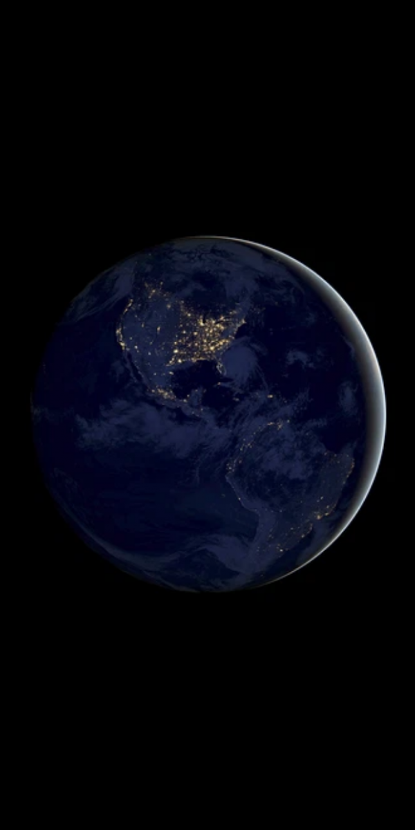 Hình nền trái đất cho iPhone Xs và iPhone Xs Mas 1