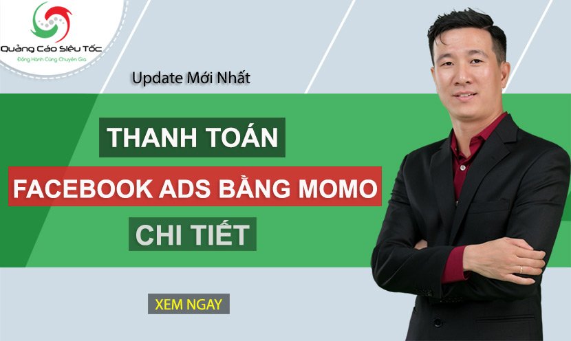 Thanh toán quảng cáo Facebook bằng Momo