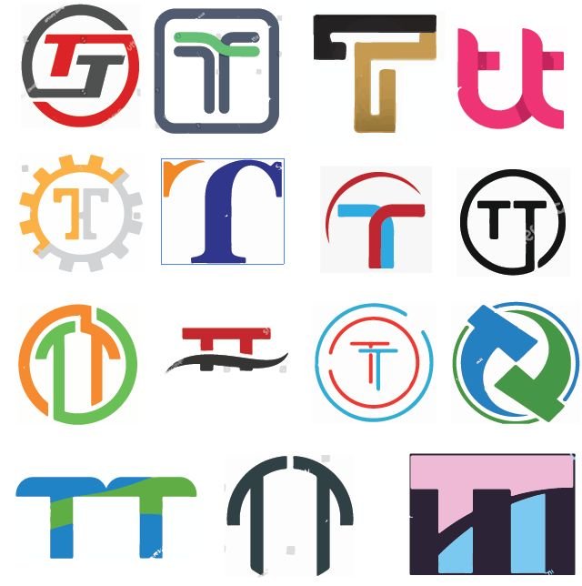 Logo 2 chữ T và T | Danh thiếp, Thiệp, Thiết kế - Pinterest