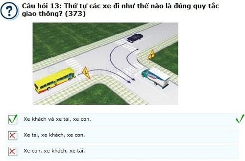 Cách học mẹo thi bằng lái xe B1 về sa hình