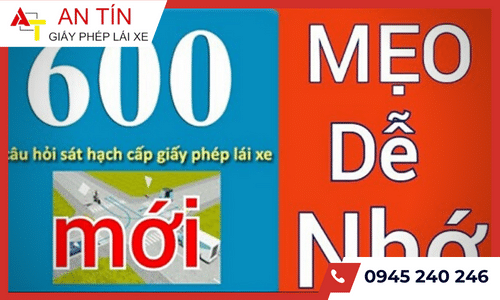 Mẹo thi lý thuyết B1 dễ nhớ