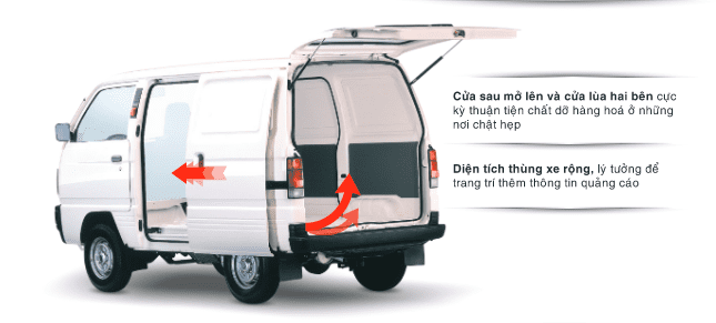 Thiết kế ngoại thất của Suzuki Blind Van 2021 a3