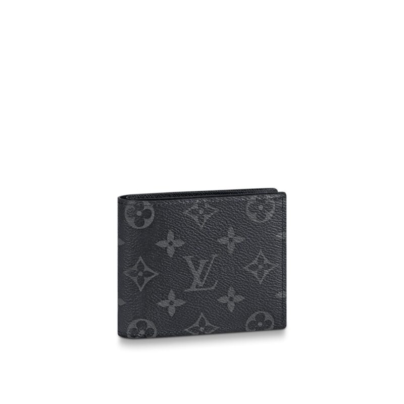 Ví Louis Vuitton Marco Wallet Monogram Eclipse in Grey VLV02