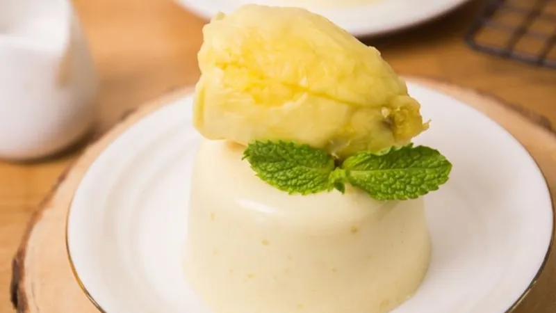 Cách làm panna cotta sầu riêng