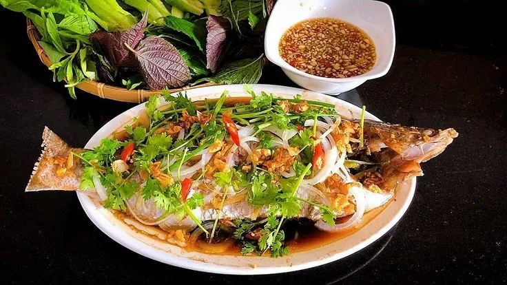 Cá chẽm hấp