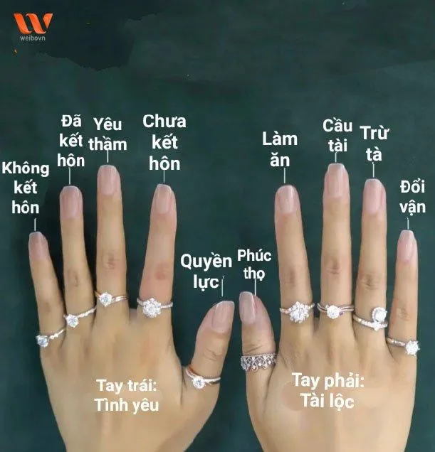 Bí Mật Đeo Nhẫn Ngón Trỏ